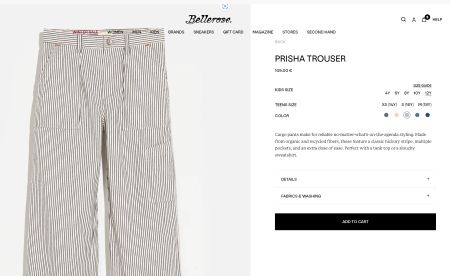 Bellerose trousers, girls‘ size 14