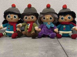 Migros Finn Plüschfiguren Set 4 Stück gebraucht