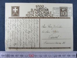 ARMEE SCHWEIZ 1929 BUNDESFEIER AK