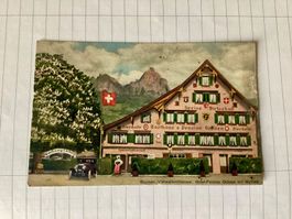 Postkarte, BRUNNEN am Vierwaldstättersee.