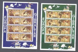 GIBRALTAR série de 2 feuillets EUROPA-CEPT neufs ** 1992