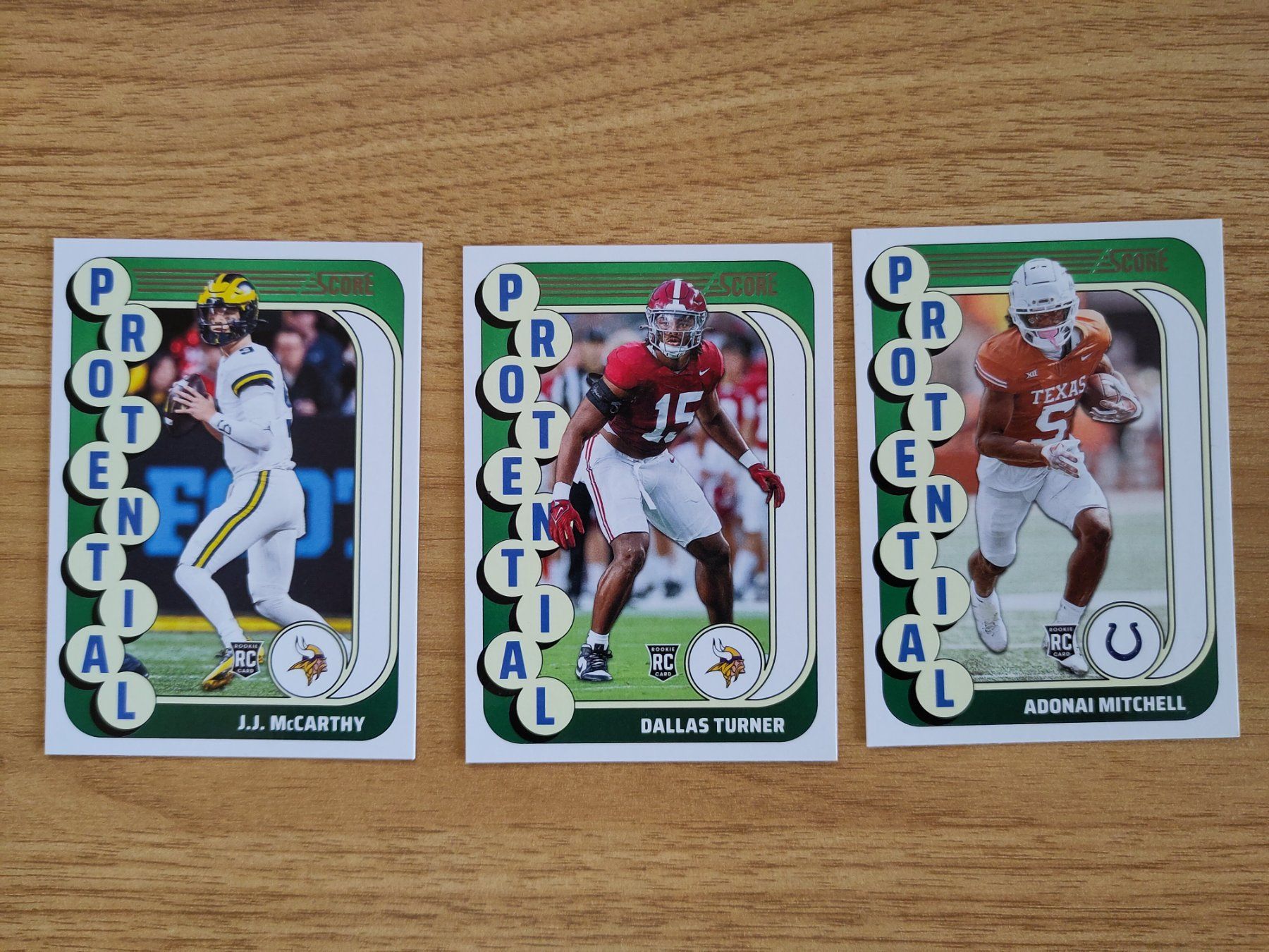 Panini Carte collezionabili: 3x Panini Score 2024 Potential Karten – Nuovo (secondo la descrizione) da Starrkirch-Wil venduto da doemseler
