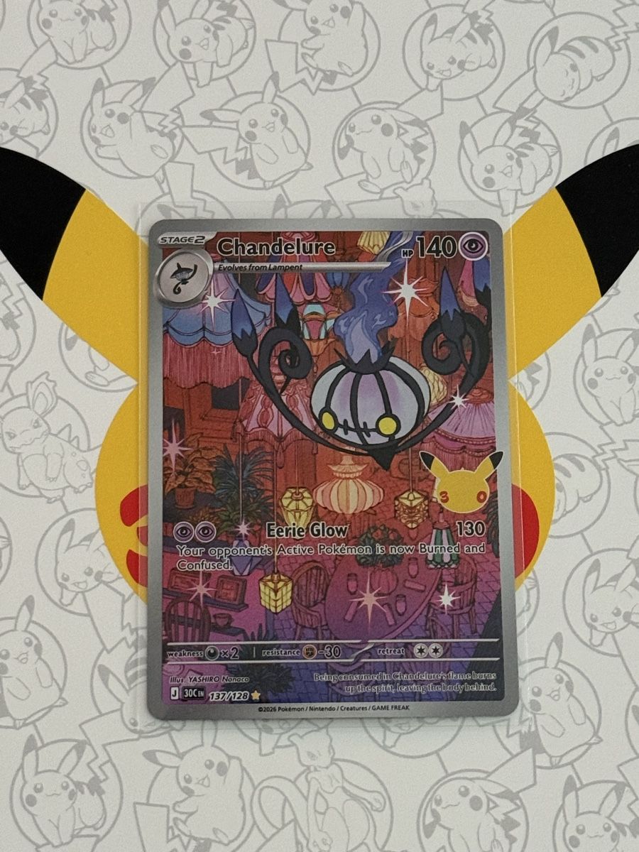 Pokémon Carte collezionabili: Chandelure 137/128 Full Art – Nuovo (secondo la descrizione) da Reinach BL venduto da Tehwink