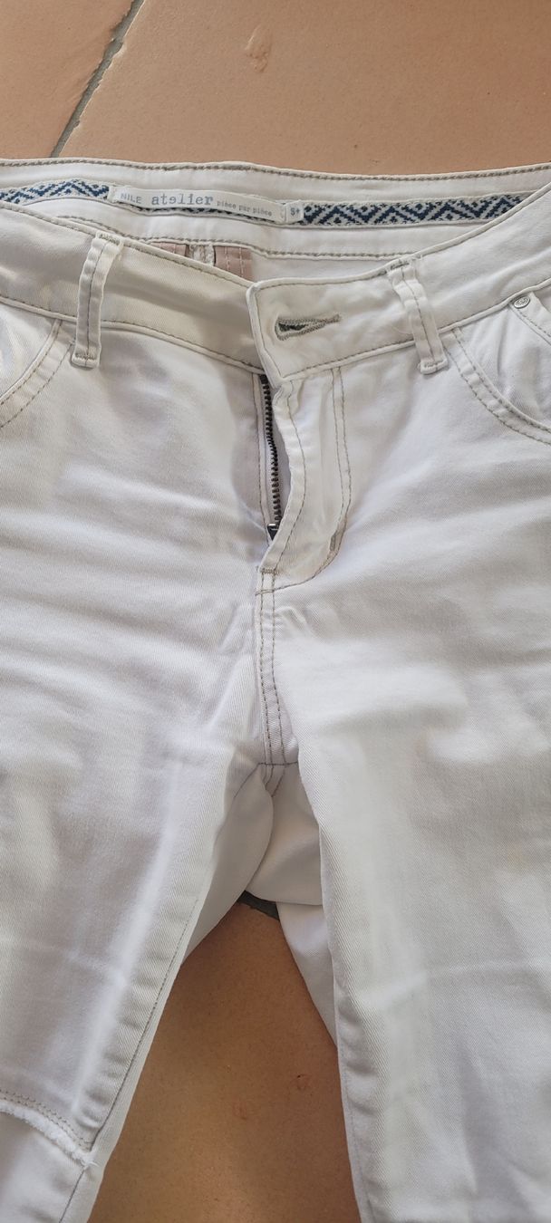 Nile Jeans: Nile jeans blanc cassé  S + stretch – Usato da Echallens venduto da frimousse2008 3