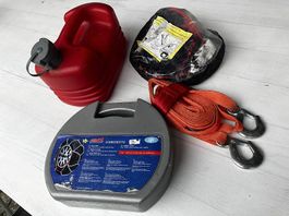 Autosicherheit (Abschlepp., Überbrücken, Benzin, Schnee)