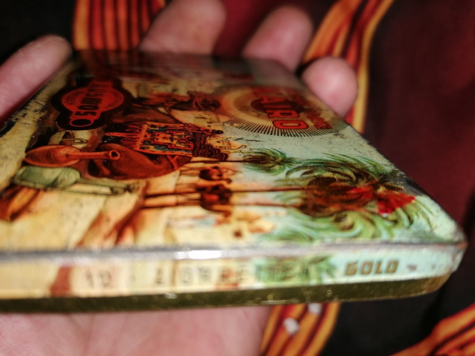 Tabak: Antike Blechdose Kairo 10 Zig.  – Gebraucht aus Zürich von Tin4Life 3