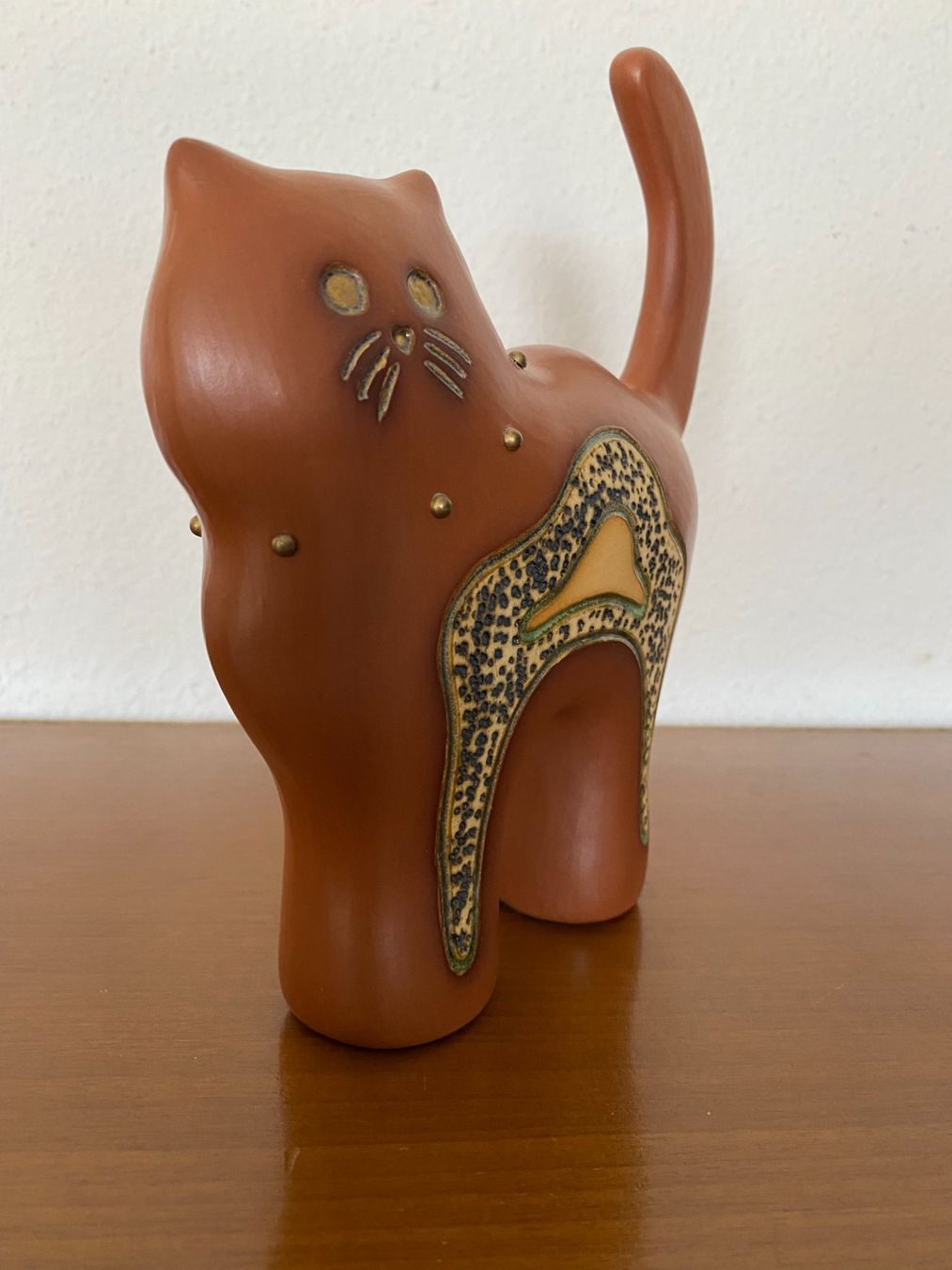 Statuette: originelle Katze aus Ecuador – Usato da Schlieren venduto da Trudyschoe 2