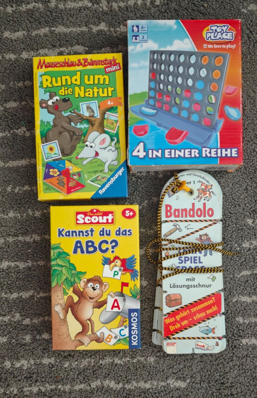 Ravensburger Jeux: Set 4 Kinderspiele: Bandolo, Scout ABC, Ravensburger – D'occasion à Gams par MissTraveller
