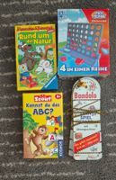 Set 4 Kinderspiele: Bandolo, Scout ABC, Ravensburger