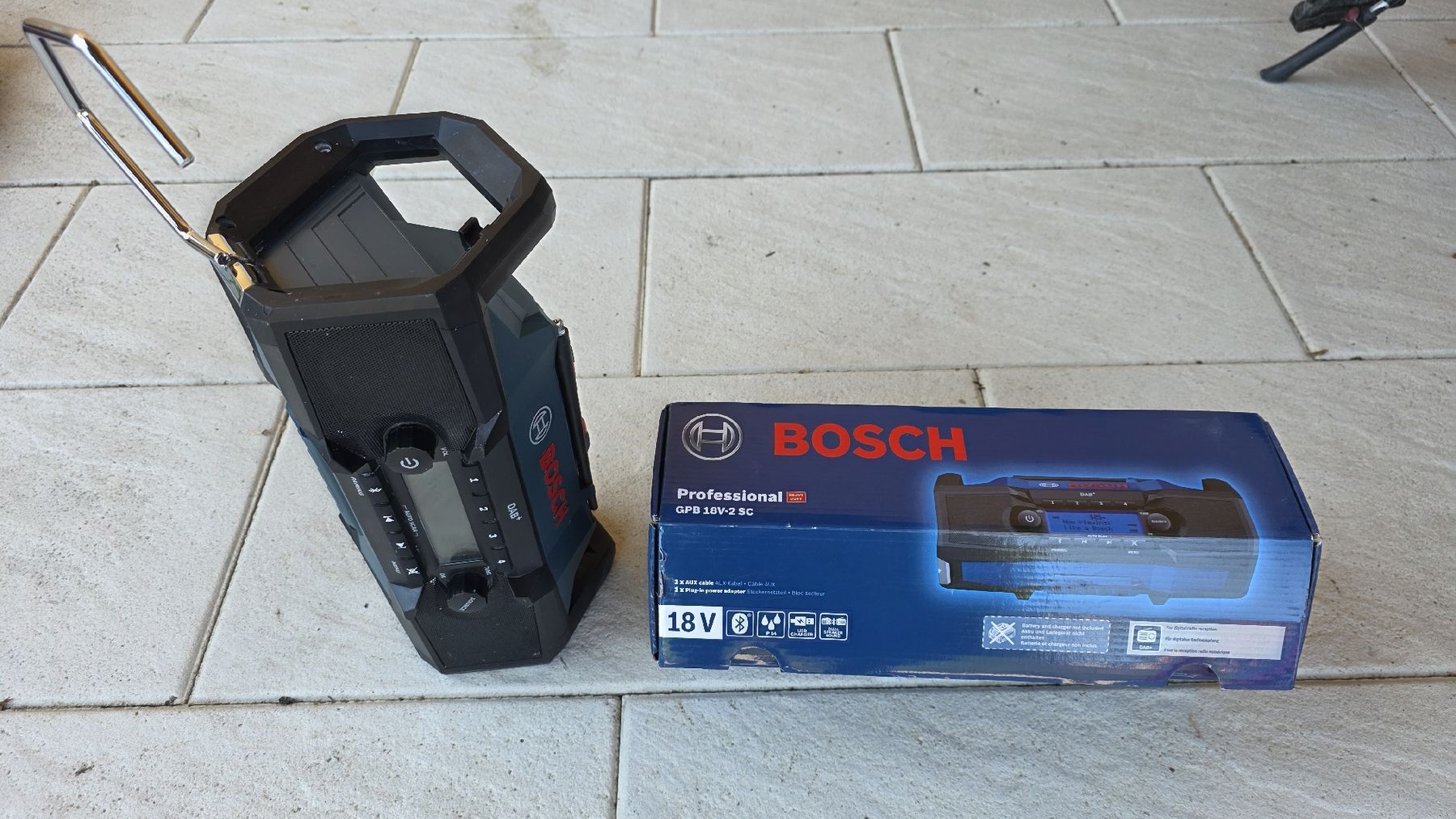 Bosch Radio: Radio de chantier Bosch GPB 18V-2 SC DAB+ Bluetooth – Usato da Attalens venduto da Mishanya