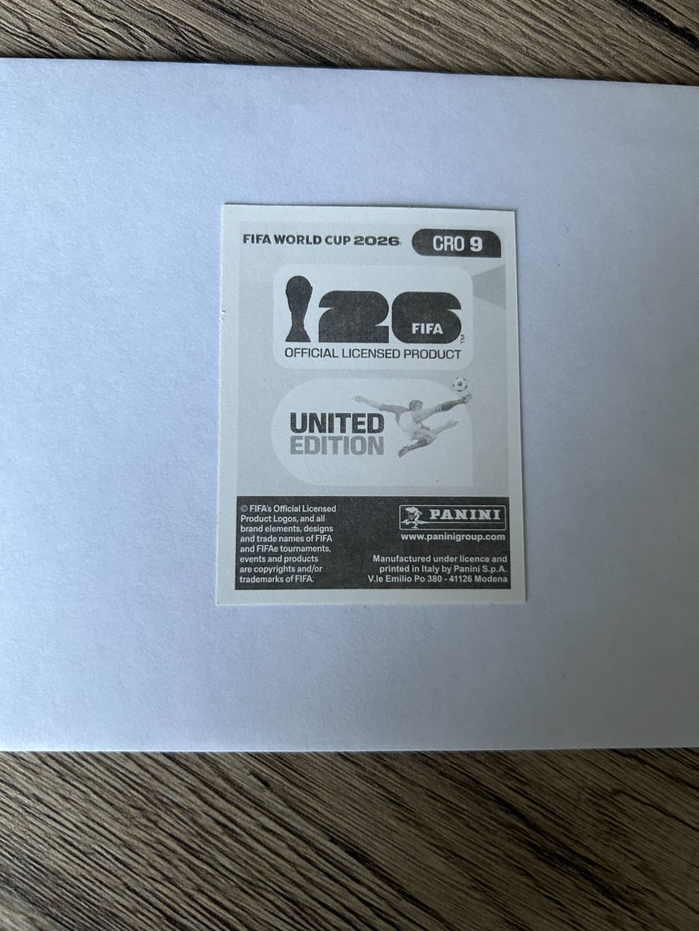 Panini Carte collezionabili: Panini FIFA World Cup 2026 - CRO 9 – Usato da Zumikon venduto da meter03 1