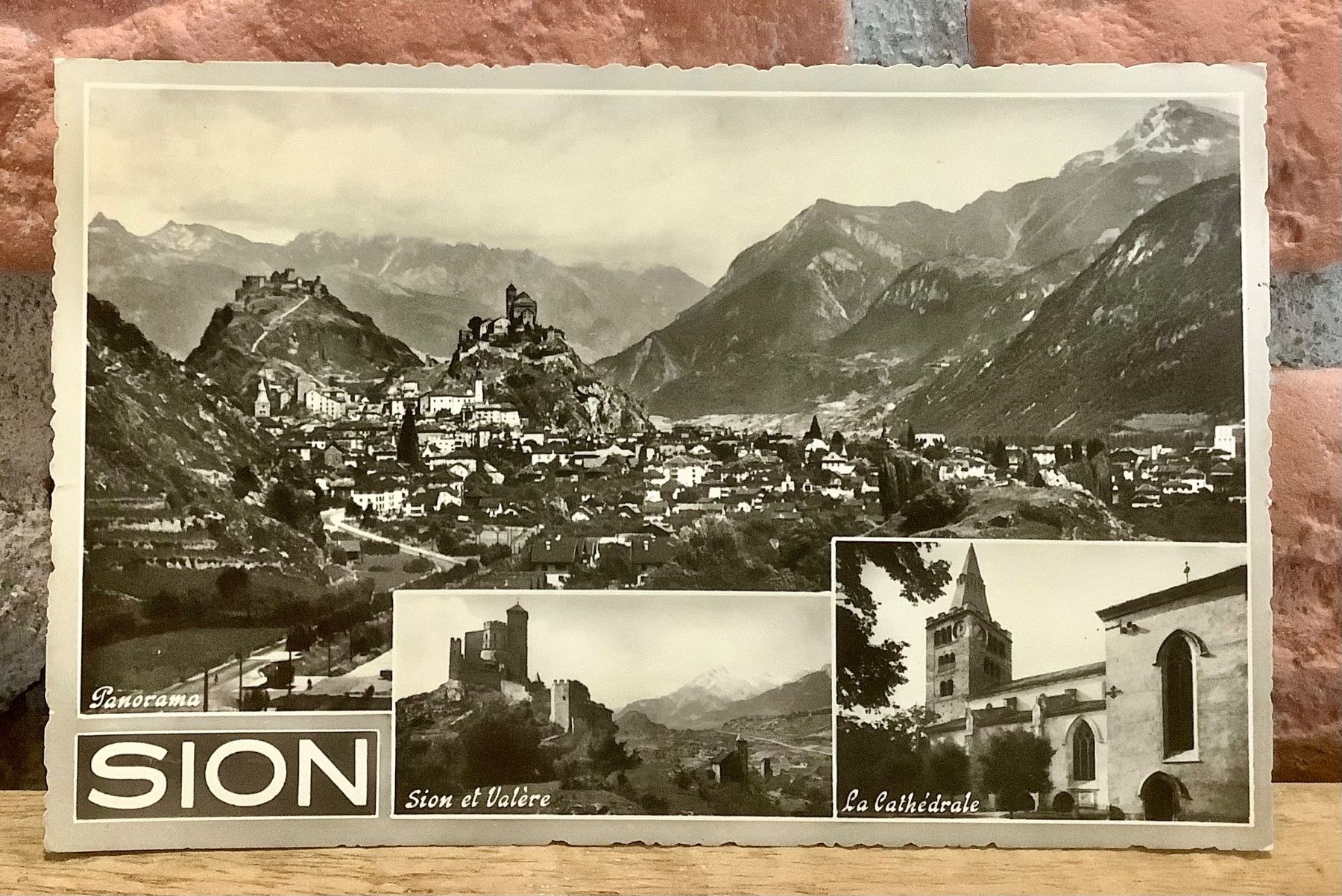 Ansichtskarten: SION Sitten - Panorama - Mehrbild – Gebraucht aus Root von ENGLAND-TREASURES