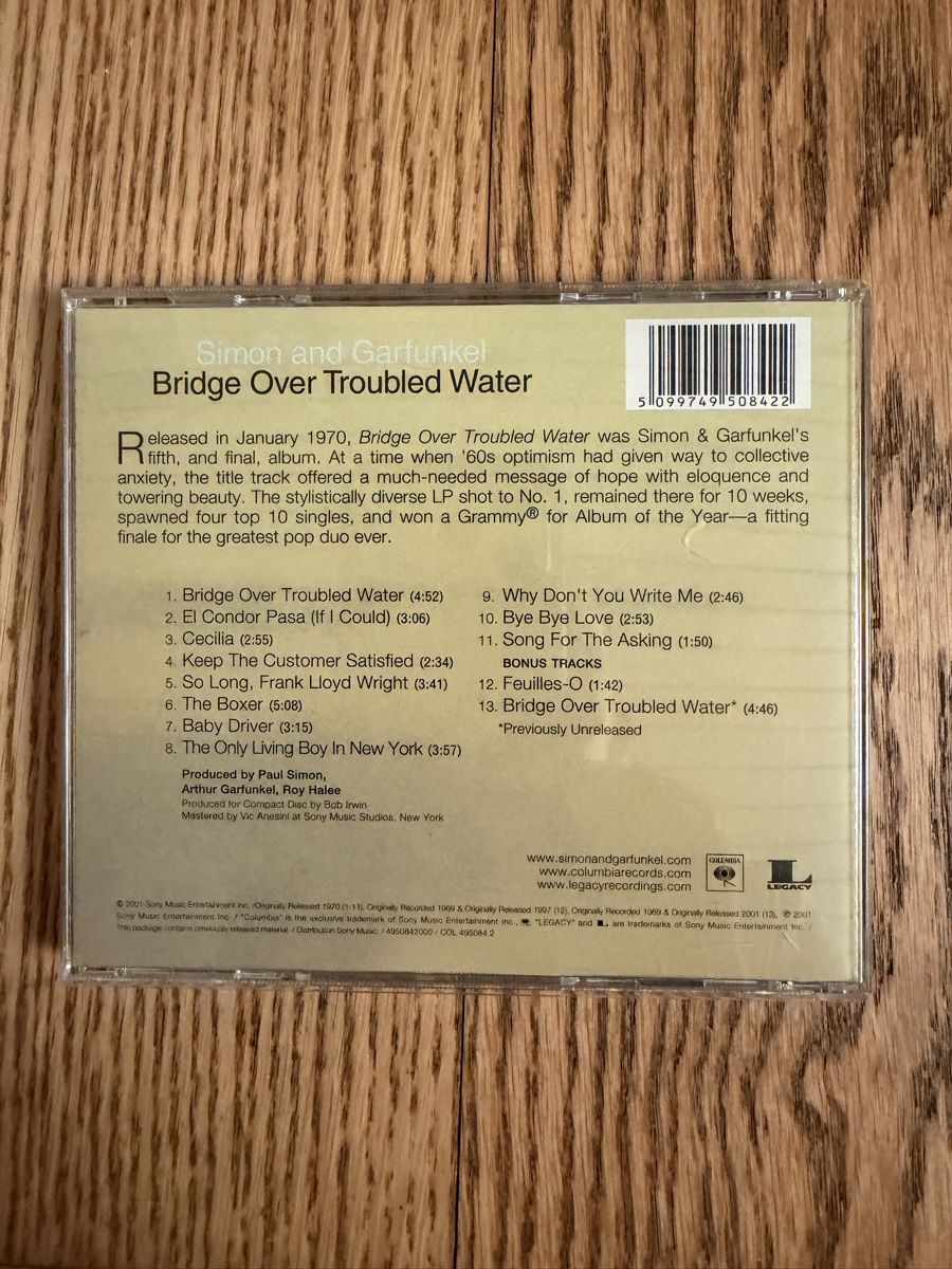 CDs: Simon And Garfunkel: Bridge Over Troubled Water CD Remaster  – Neu (gemäss Beschreibung) aus Hünenberg von Paddels 1