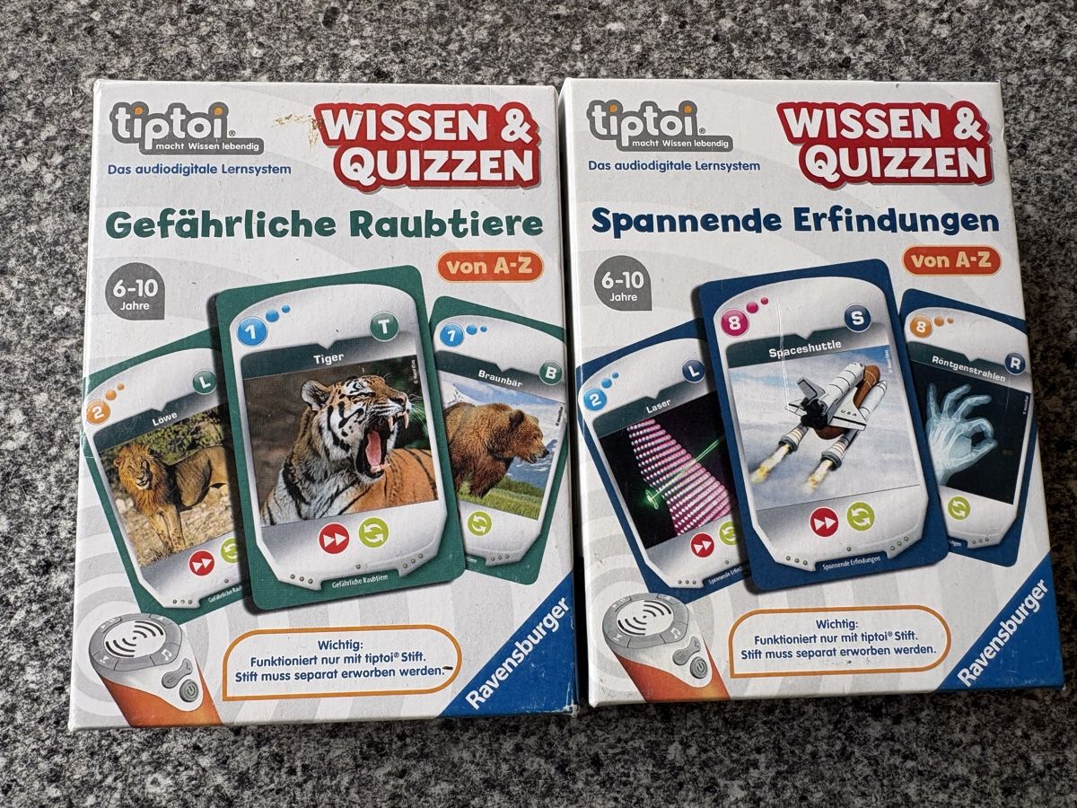 Tiptoi Jeux: TIP TOI karten  – D'occasion à Herzogenbuchsee par warrior77