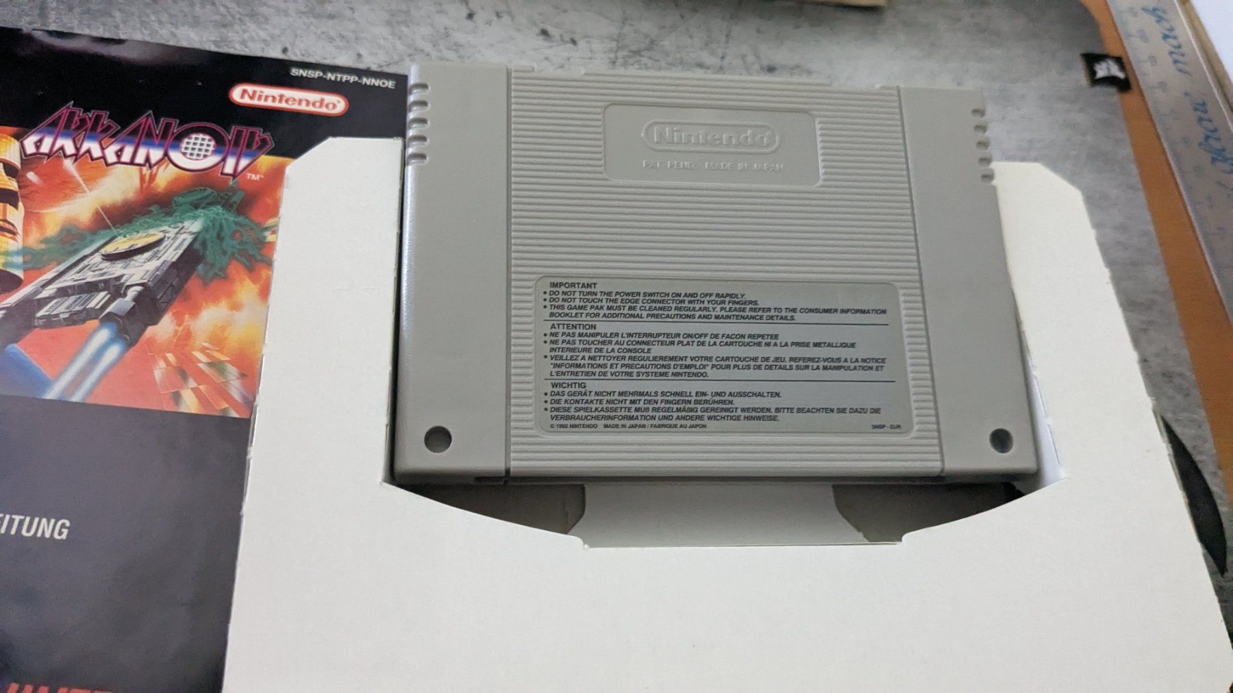 Arkanoid - Super Nintendo SNES Game PAL Rare Retro (Gebraucht) in ...