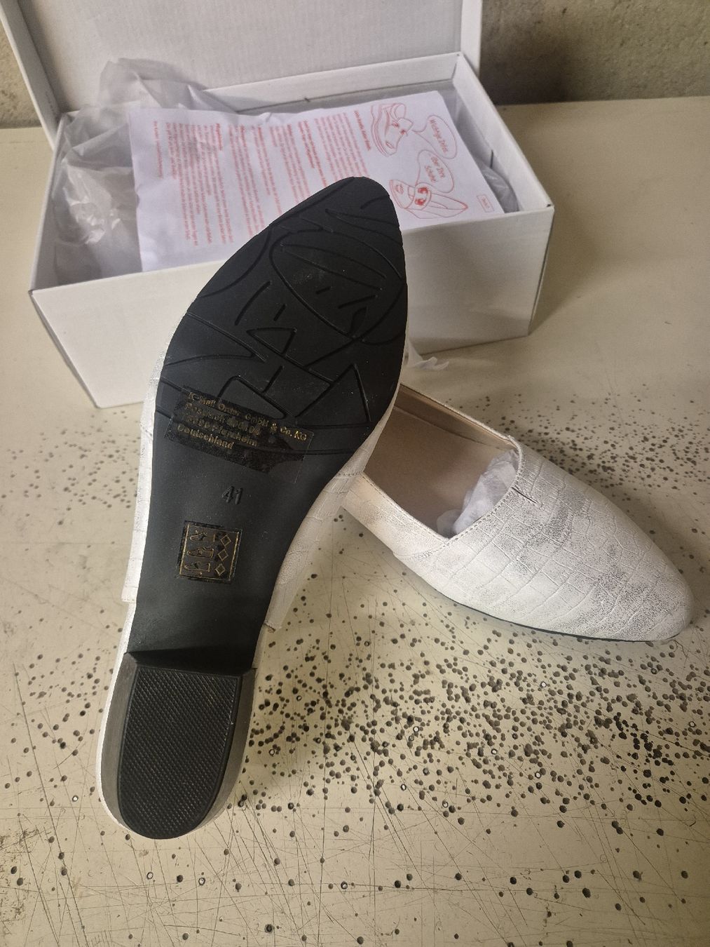 Scarpe da donna: Liva Loop weiss kroko – Nuovo e nell'imballaggio originale da Biel/Bienne venduto da CS013 1