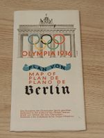 Litho Plan Prospekt / Berlin Olympiade 1936