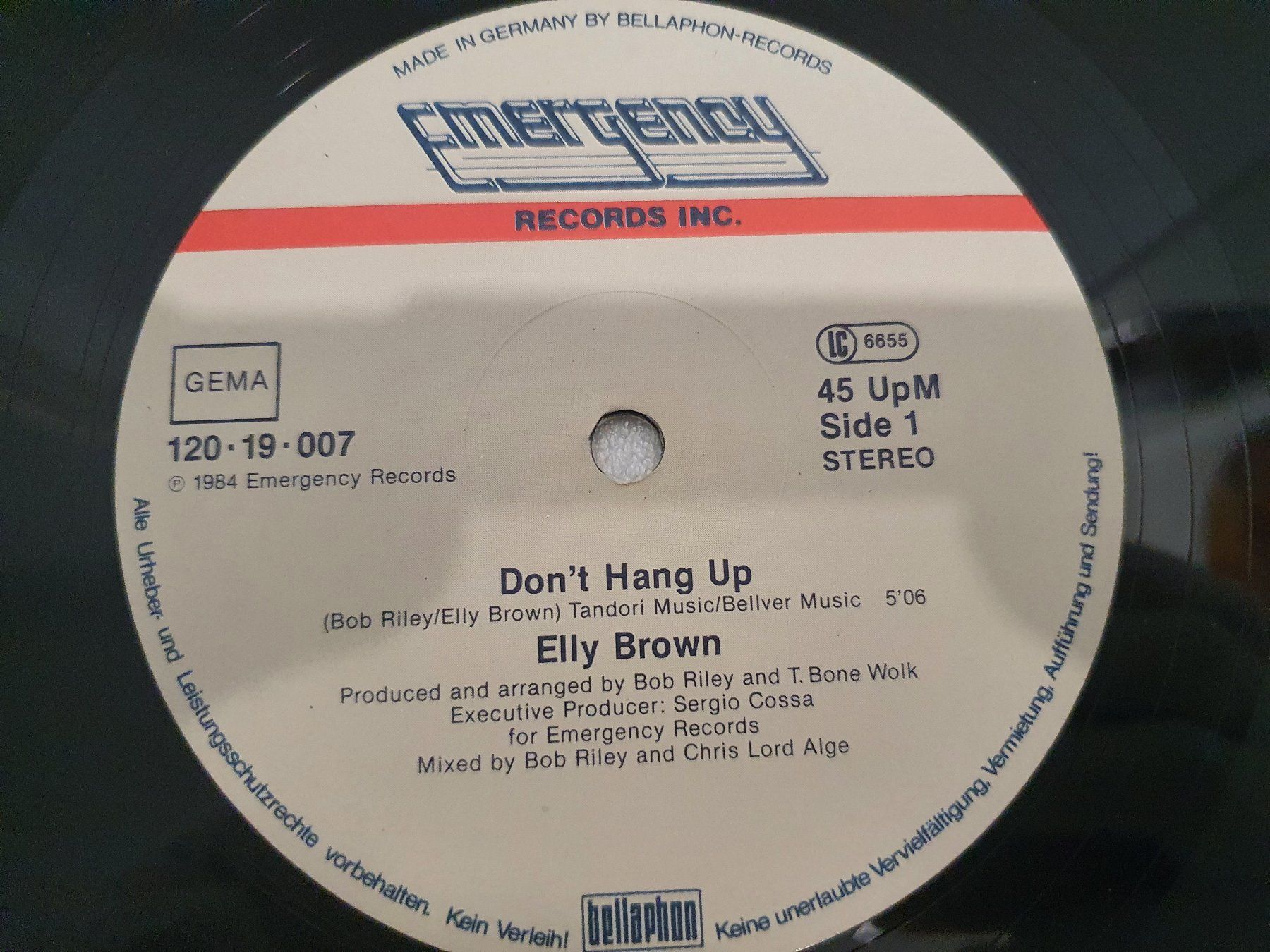 Dischi in vinile: Elly Brown – Don't Hang Up – Usato da Uster venduto da Vinyl-Leidenschaft 3