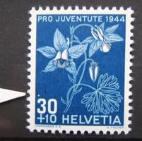 ABART PRO JUVENTUTE 1944 : WEISSER PUNKT