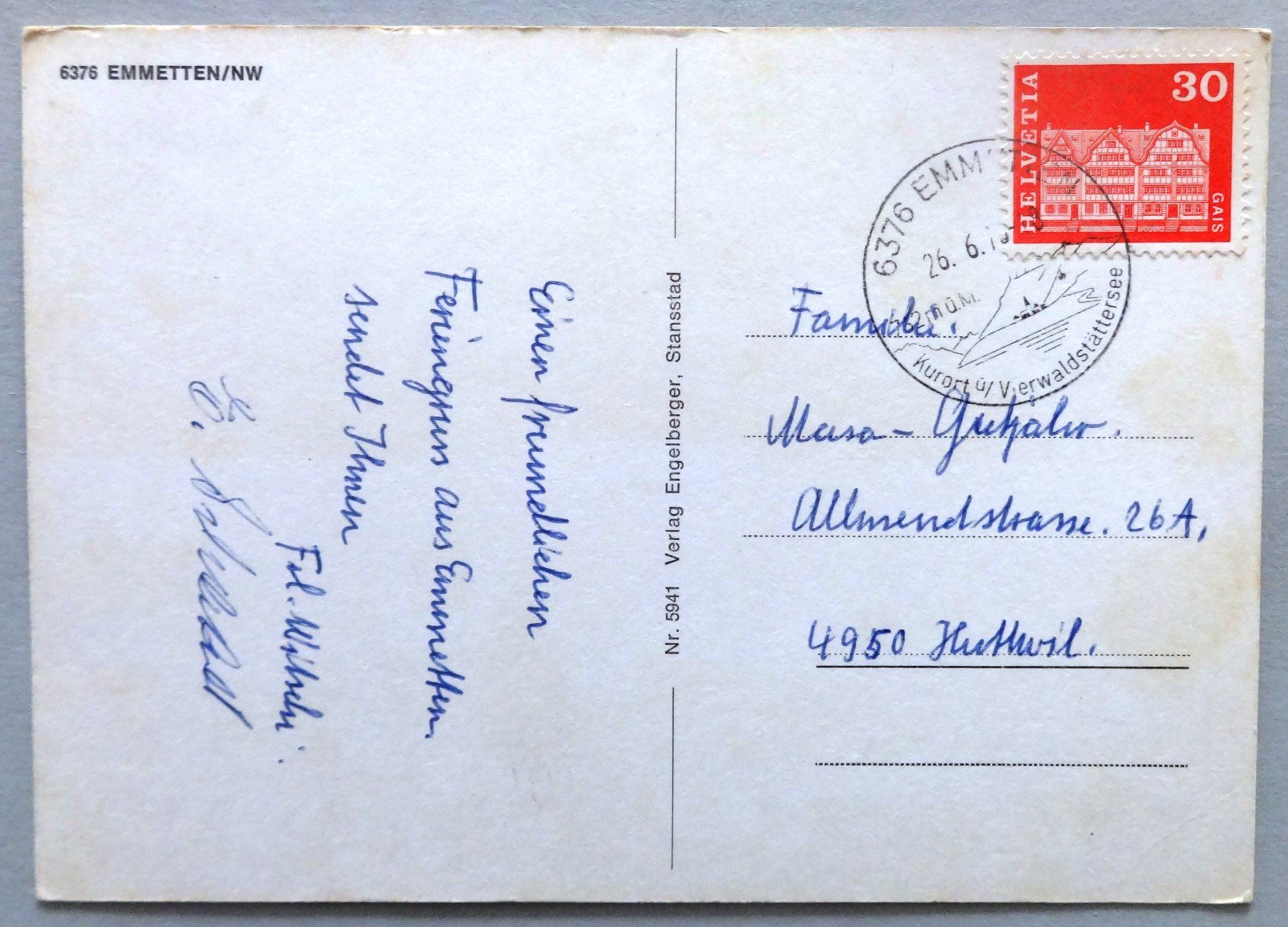Cartoline postali: Emmetten / NW – Difettoso da Fétigny venduto da Billy2miny 1