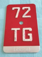 Velonummer TG 72