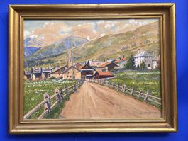 Anton Christoffel Scanfs Engadin Aquarell 1939