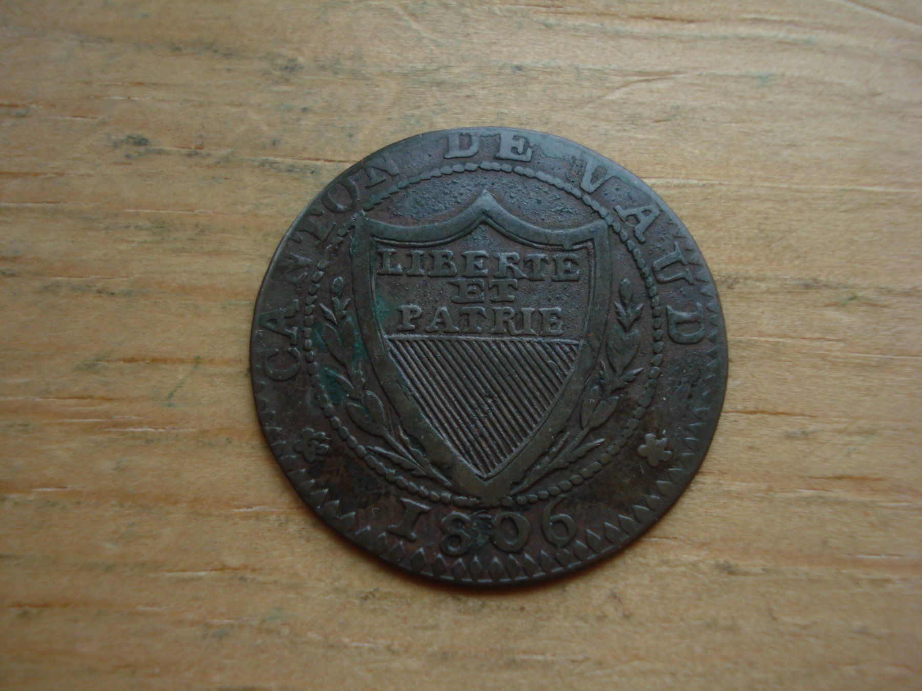 Tutti le monete: (S) Waadt 1/2 Batz 1806 – Usato da Erlach venduto da Net-Coins