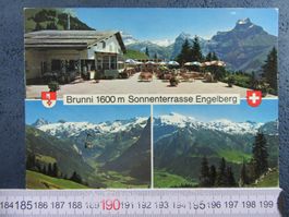 BRUNNI SONNENTERRASSE ENGELBERG ONW AK BUG