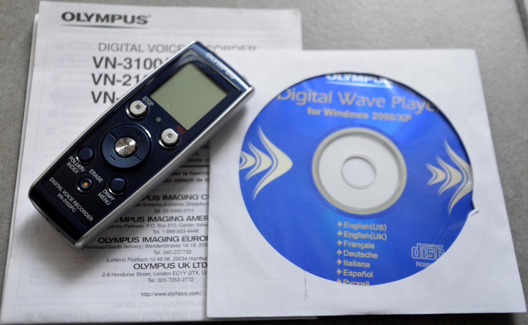 Olympus Registratori: Olympus VN-3100PC Diktaphon / Dictaphone – Usato da Collonges venduto da arashee 1