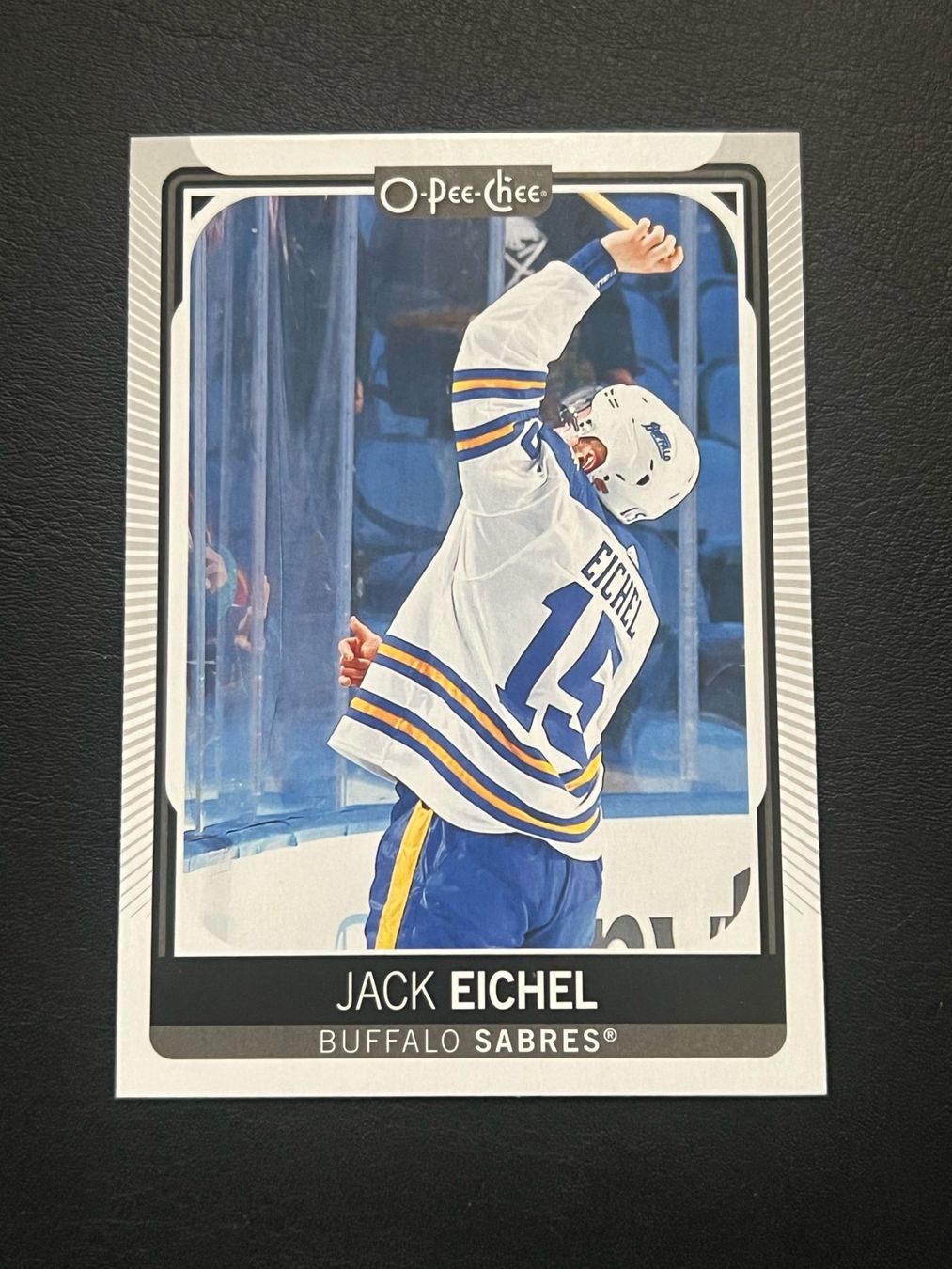 NHL Sammelbilder & Trading cards: Jack Eichel 2021 Variation Post-Game Buffalo Sabres – Neu (gemäss Beschreibung) aus Möhlin von SwissHockeyCards