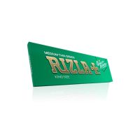 50x Rizla 32 cartine lunghe slim green