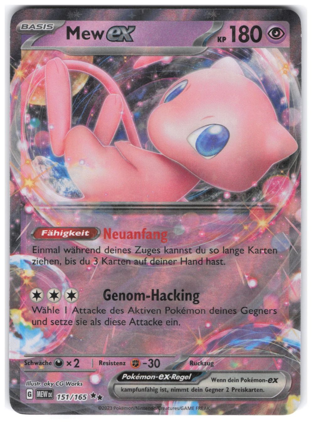 Pokémon Sammelbilder & Trading cards: Mew EX / 151 / MEW 151 – Neu (gemäss Beschreibung) aus Arni AG von PokemonCardsStore
