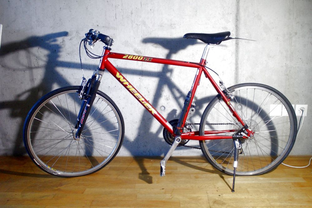 自転車 WHEELER 2800 ZX: Tolles Hybrid - Mountainbike / Strassenrad