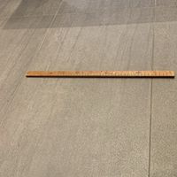 Vintage Holz-Zollstock / Meter, 50 cm