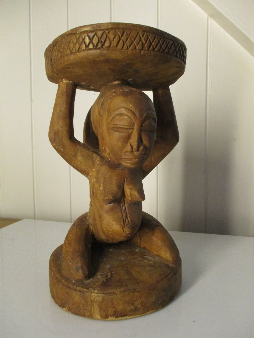 Skulpturen & Statuen: Mutterfigur Holz-Skulptur Fruchtbarkeit Tribal art premier – Gebraucht aus Windisch von Autogrammo 1