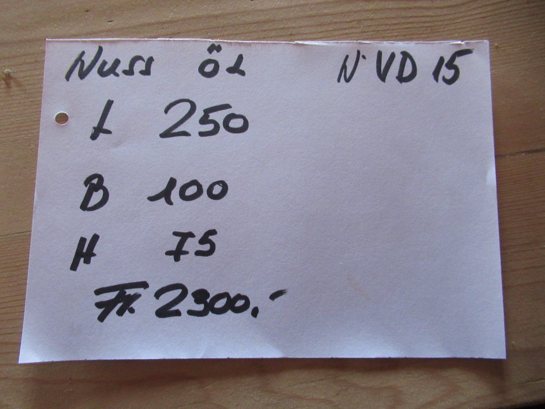 Tische: Beizentisch (Nuss/250) – Neu (gemäss Beschreibung) aus Berg SG von Pizza58 9