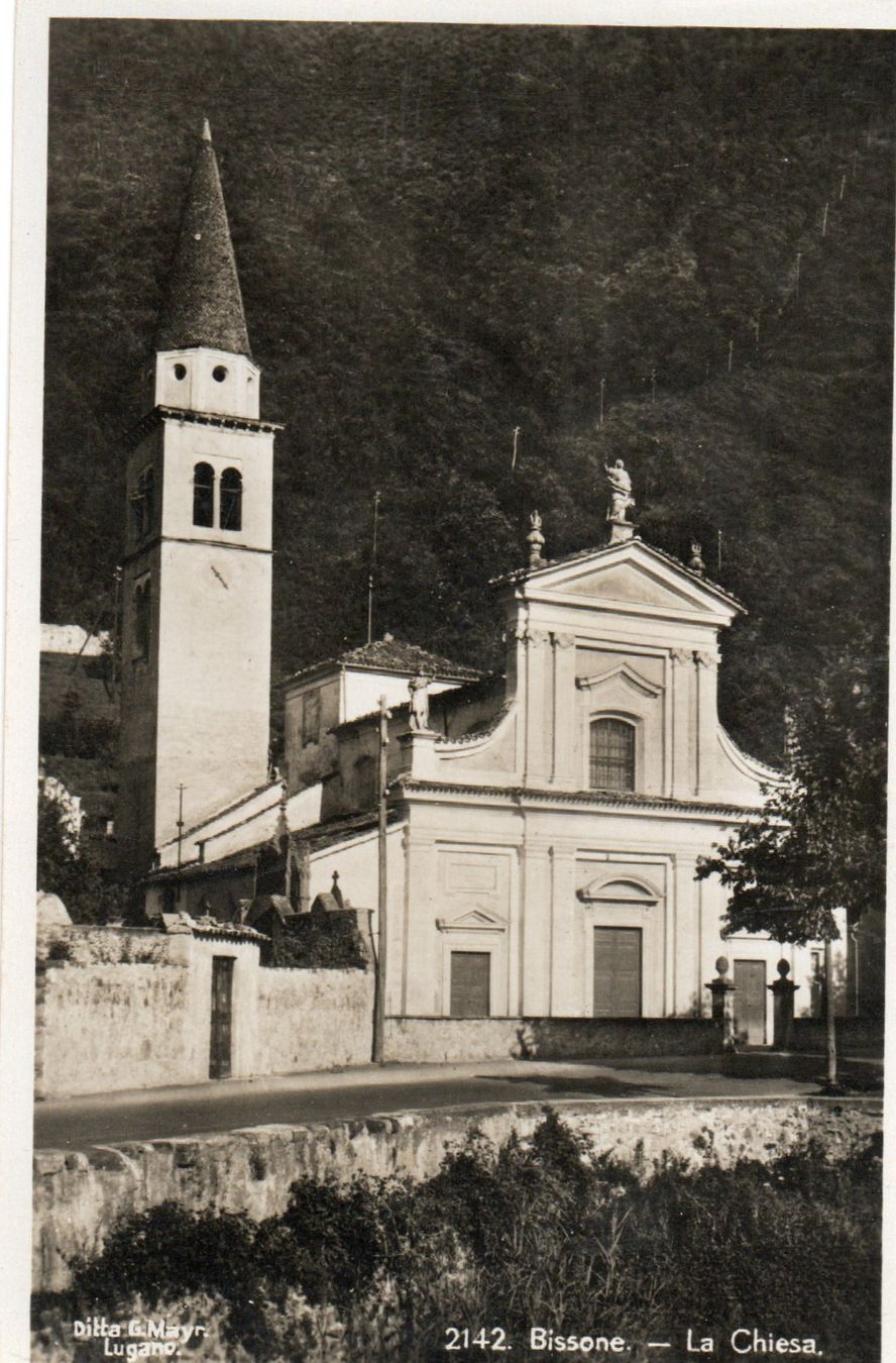 Ansichtskarten: Bissone - La Chiesa – Neu (gemäss Beschreibung) aus Melano von pisonsdro