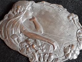 Antike Jugendstil Art Nouveau Brosche