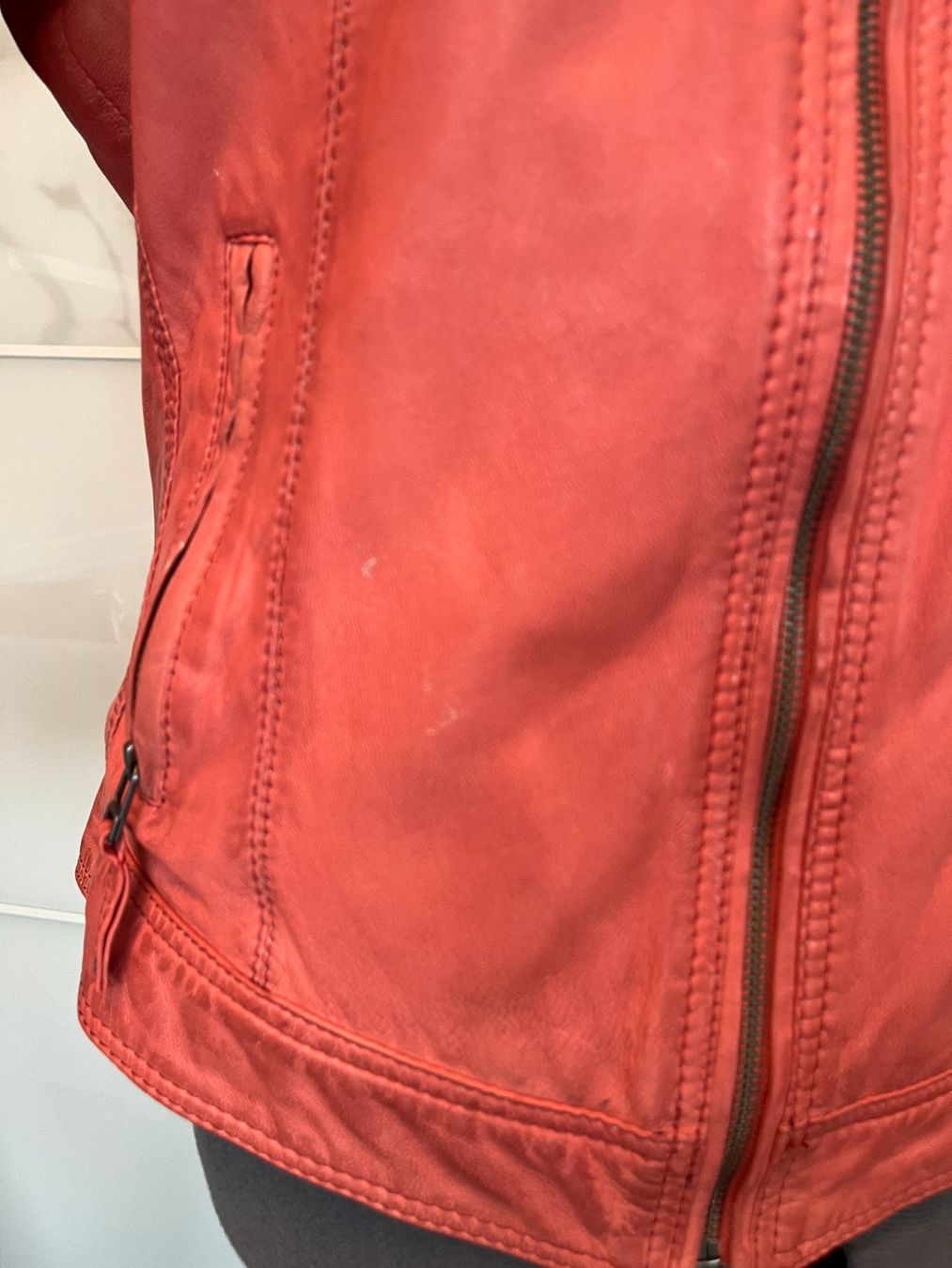 Giacche: echt Lederjacke  lachsfarben Grösse 44 – Usato da Rümlang venduto da Blume817 3