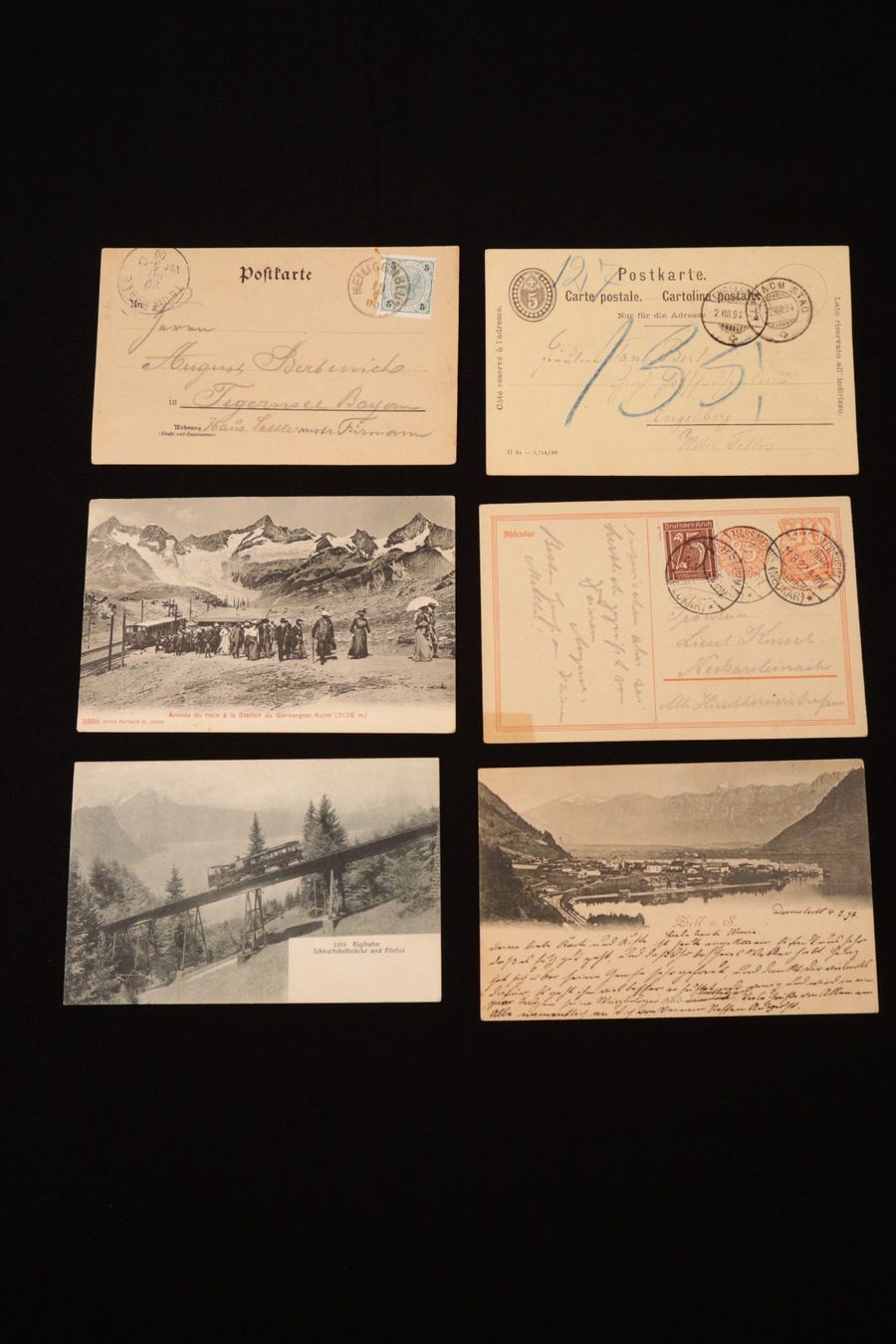 Cartoline postali: LOT Postkarten und Ansichtskarten von 1894-1933 – Usato da Volketswil venduto da brockipfannenstil 2