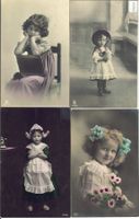 4 AK - Kleine Mädchen - petites filles