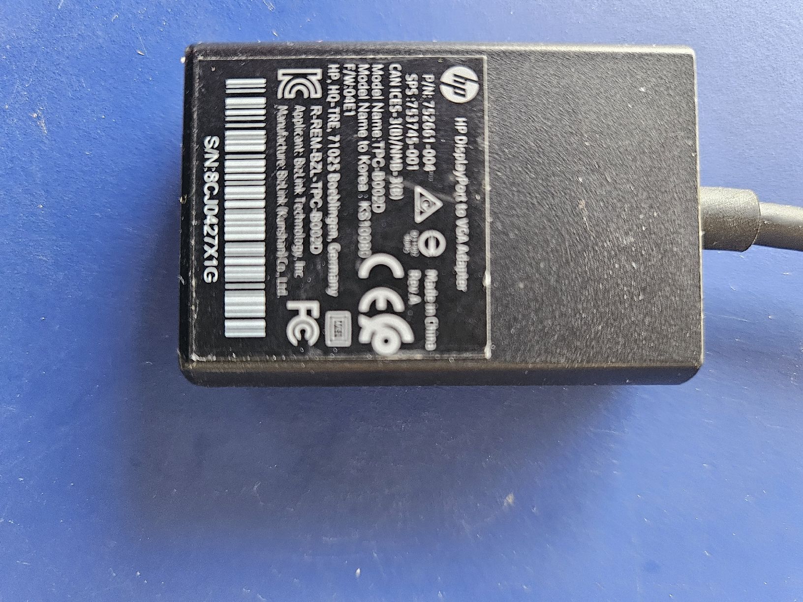Unità & Adattatore: HP DisplayPort zu VGA Adapter, neuwertig – Usato da Bonstetten venduto da Brigitte04volle 1