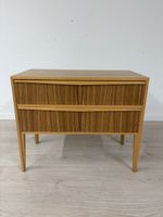 Vintage Nachttisch/Beistelltisch Holz 60er Jahre Top