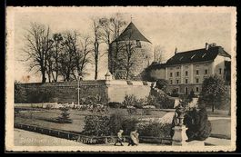 AK Solothurn, Stadtmauer mit Rundturm