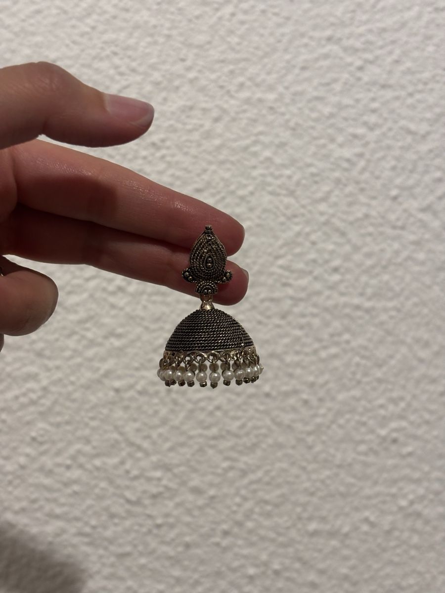 Orecchini pendenti & Orecchini a lobo: Jhumka Ohrringe mit Perlen – Usato da Zürich venduto da nnsn 2