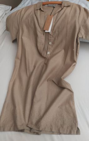 Robe en lin/coton gr. M