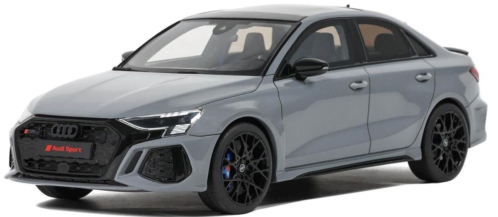 GT Spirit Audi RS3 Sedan Performance Edition Nardo Grey - Miniature 1/18 GT885