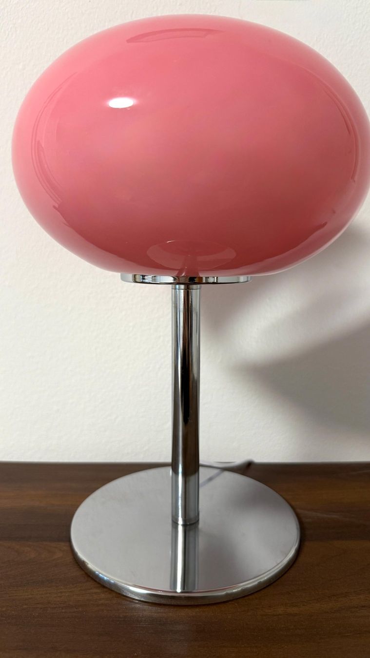 Lampade: Retro "Bulb" Glaslampe in Rosa – Nuovo (secondo la descrizione) da Zürich venduto da dus_gln9 2