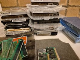 **alte Hardware / IDE Festplatten und RAM in MB Grösse**