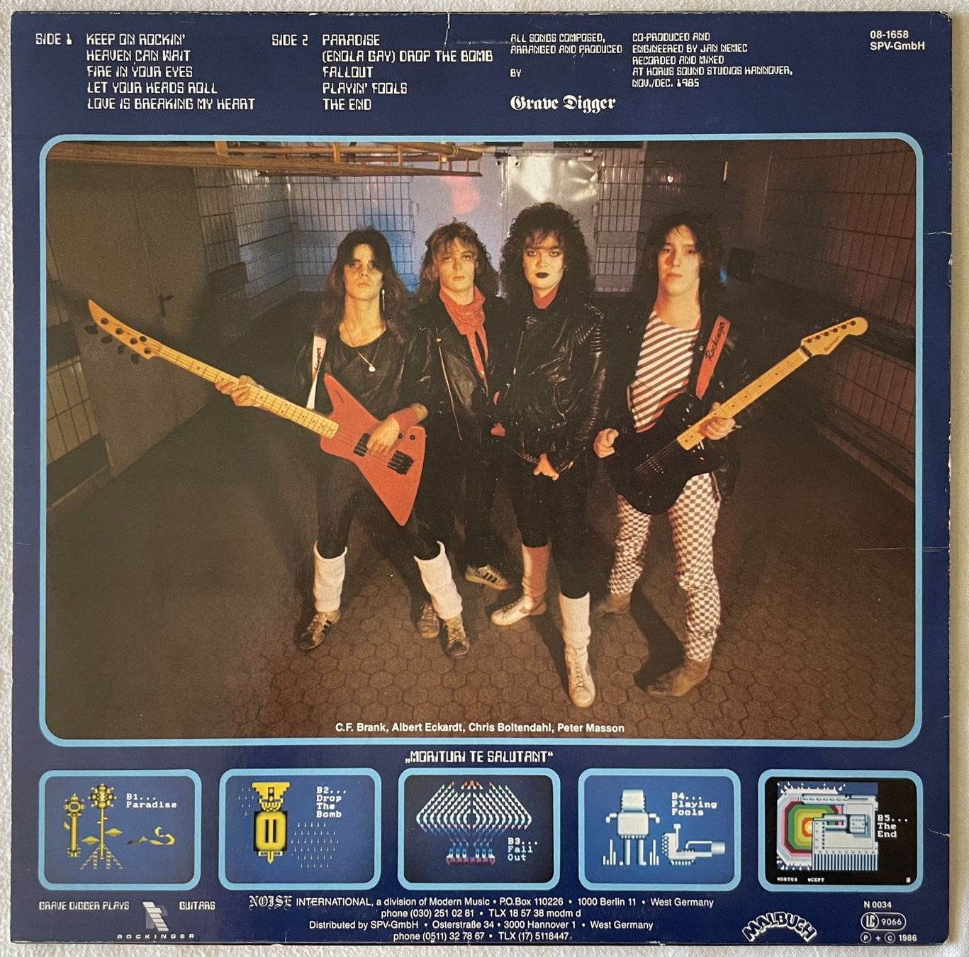 Dischi in vinile: Grave Digger - War Games - LP - 1986 - First Press - OIS – Usato da Uster venduto da Zardodel 1
